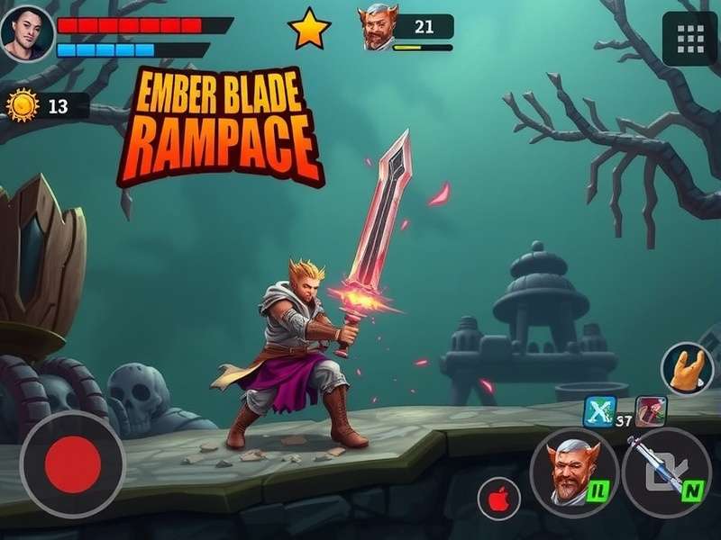 Ember Blade Rampage gameplay screenshot